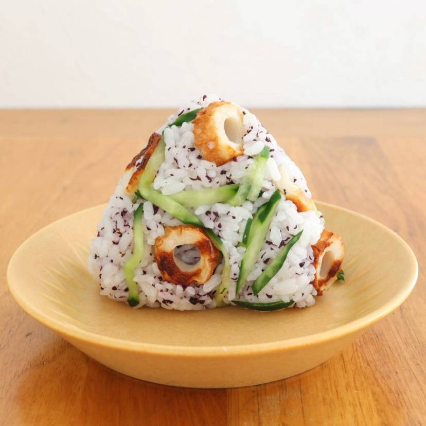ちくわおにぎり Fold it up! [Chikuwa Tenmusu] For detailed recipes