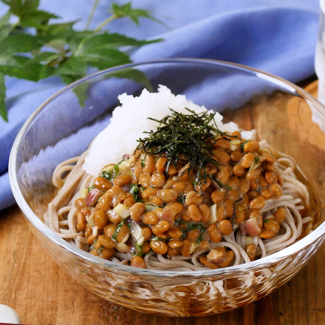 納豆 そば レシピ