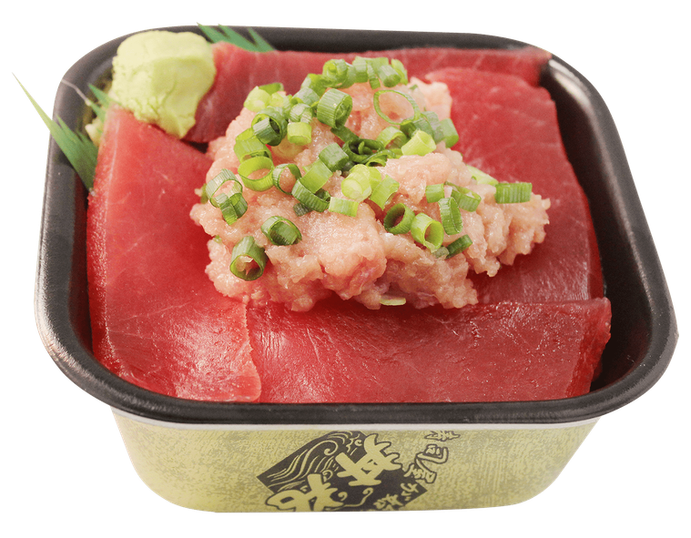 マグロとネギトロがのった丼