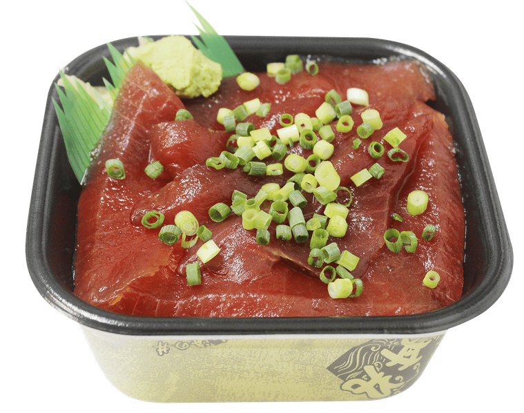 ヅケマグロがのった丼