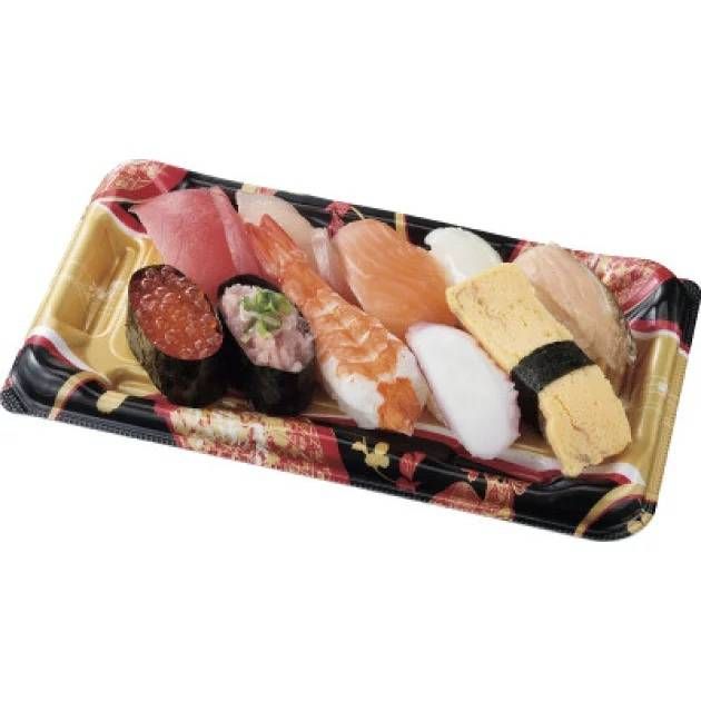 パック寿司が置かれている