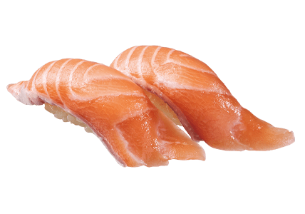 生サーモンがのった寿司