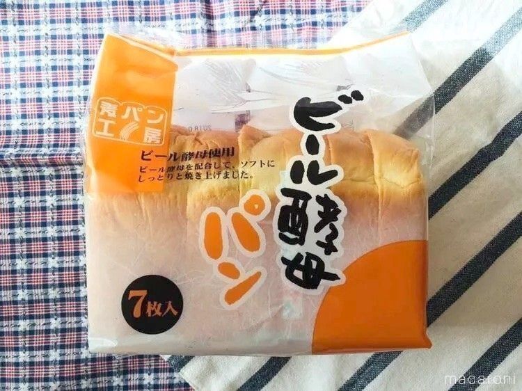 業務スーパービール酵母パンのパッケージ