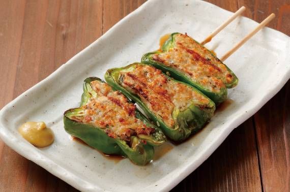 ピーマン肉詰 ポン酢味