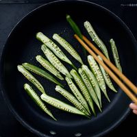 【作り方】焼きオクラ