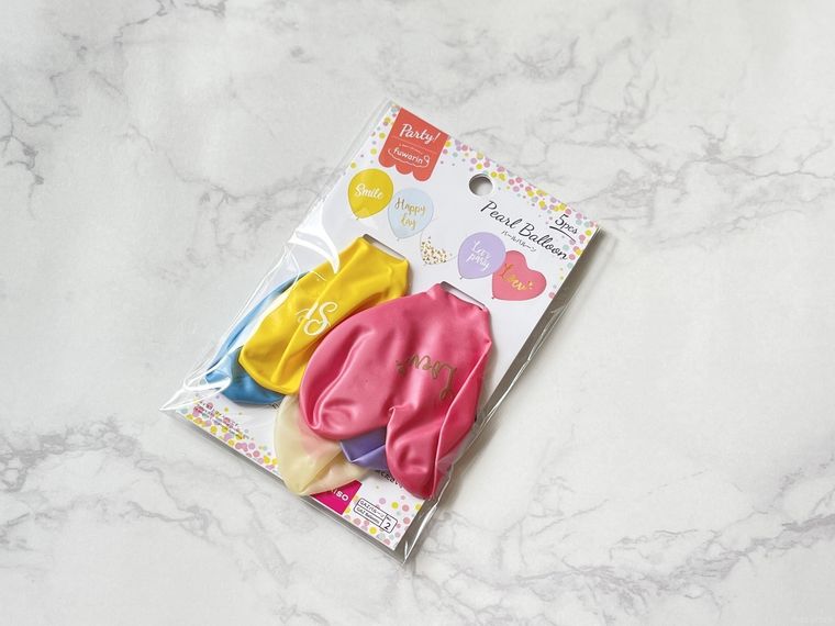 ダイソーギャザリングバルーンパールバルーン、NO.21のパッケージ