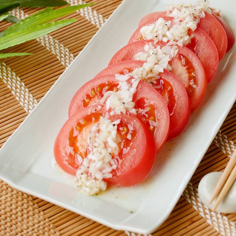 ごま油香る冷やしトマト