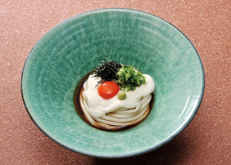 とろろがかかったうどん