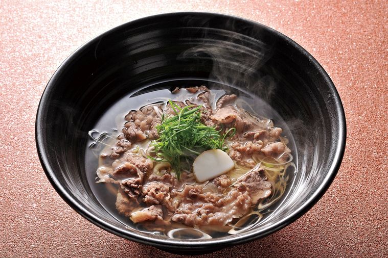牛肉がのったうどん