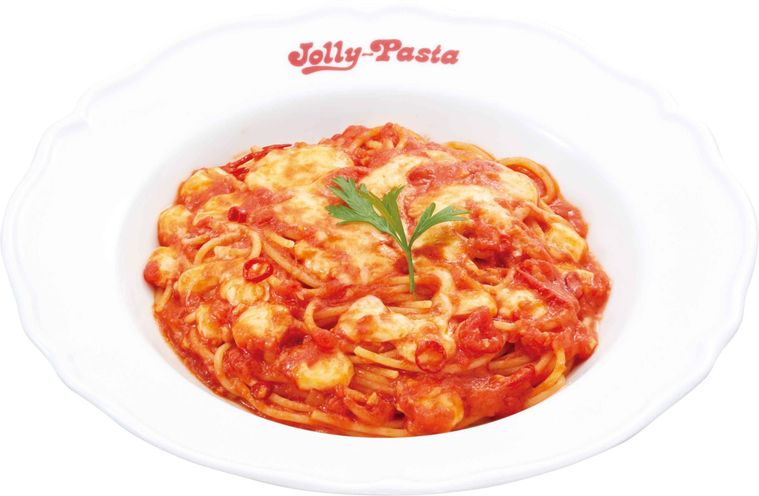 モッツァレラチーズとトマトのパスタ