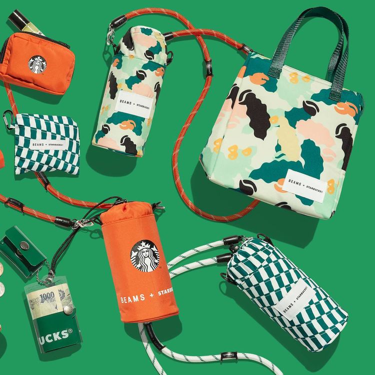 スタバ×「ビームス」のコラボグッズ全7種。エコバッグ、ボトルホルダー 