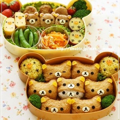 可愛すぎて食べられない☆大人だって喜ぶ「キャラいなり寿司」