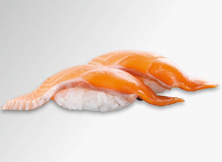 生キングサーモンの握り寿司