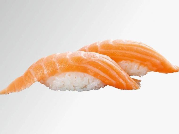 とろサーモンの握り寿司