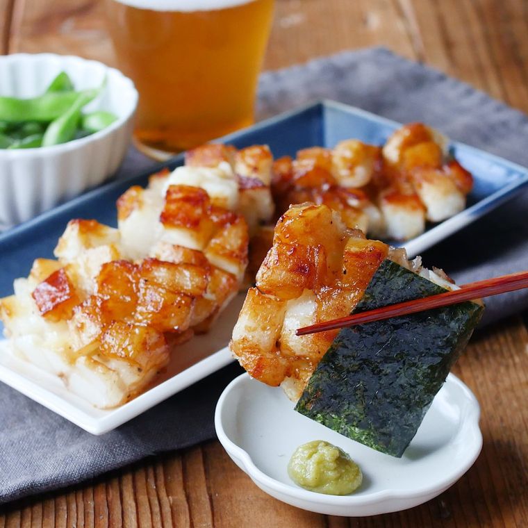 卵焼き器でハッシュド長芋