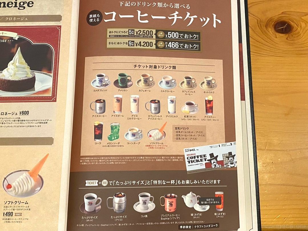 コメダ珈琲店 コーヒーチケット 東池袋一丁目店 - 優待券/割引券