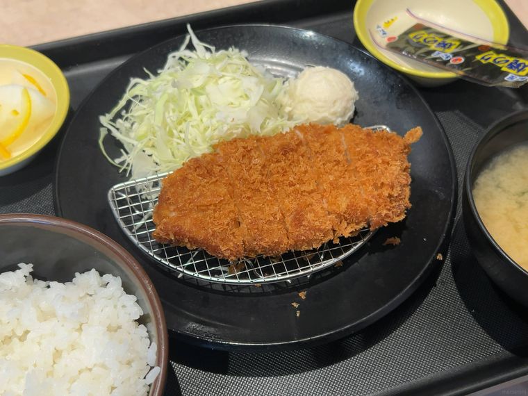 松のやの得朝ロースかつ定食
