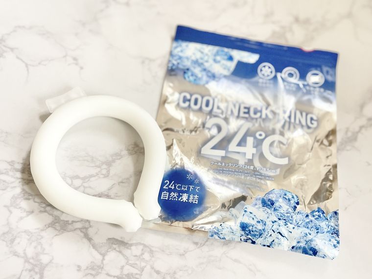 ダイソーのクールネックリング