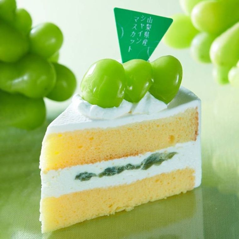 プレミアムショートケーキ 山梨県産シャインマスカットのイメージ