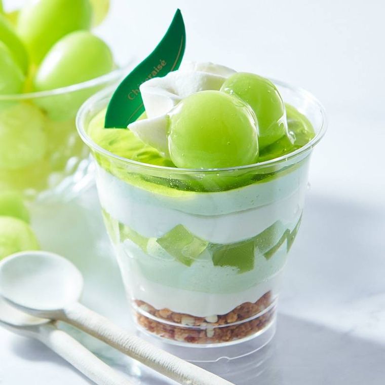 山梨県産シャインマスカットのカップデザートのイメージ