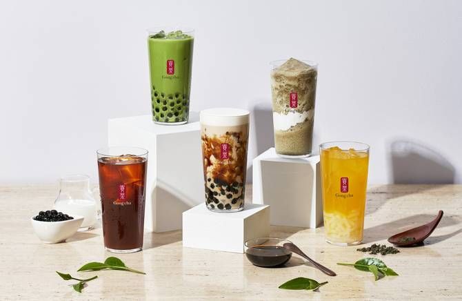 ゴンチャのドリンク5種