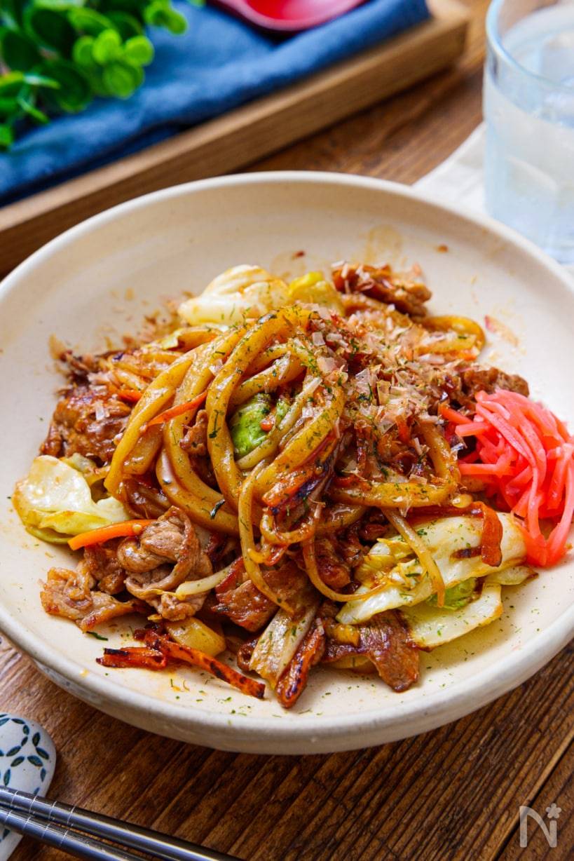焼きうどんレシピ人気 1位