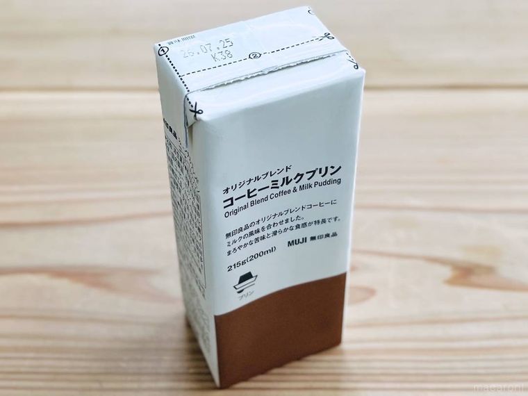無印良品のオリジナルブレンド コーヒーミルクプリン
