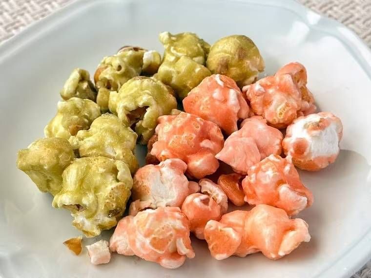 無印良品の桜と抹茶のキャンディングポップコーン