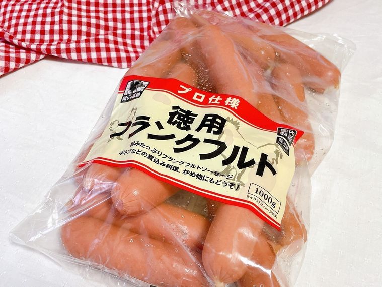 袋に入ったフランクフルト