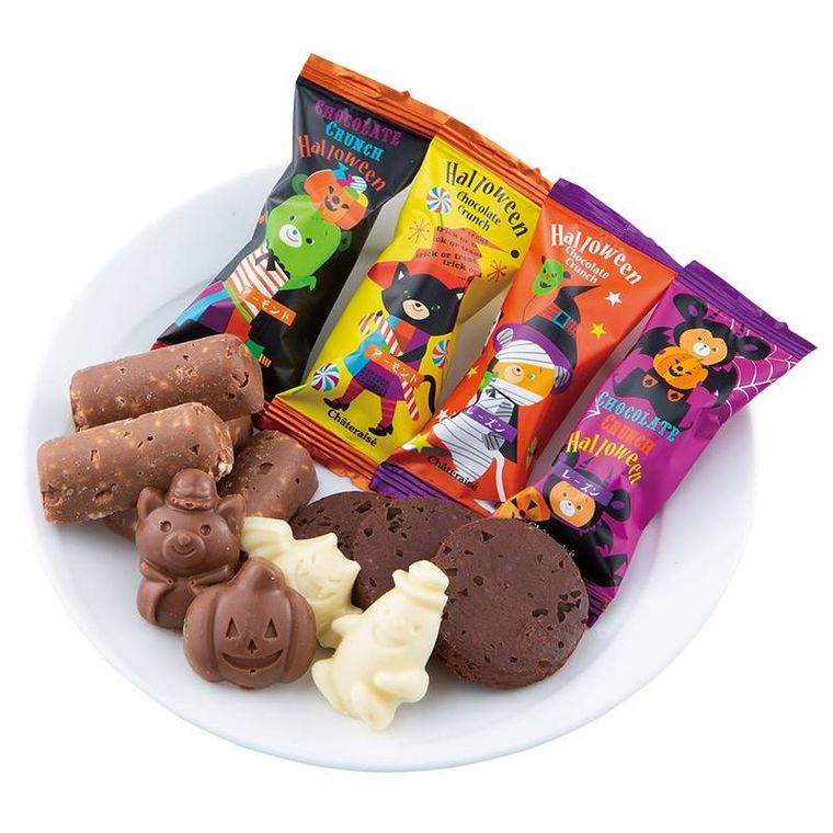 ハロウィンチョコ菓子ラッピングのイメージ