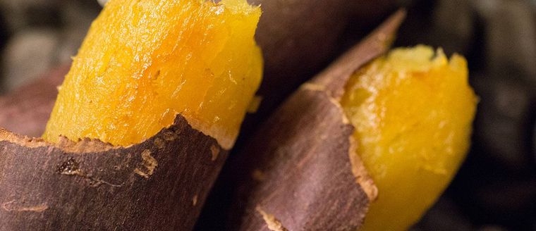 シルクスイートの焼き芋