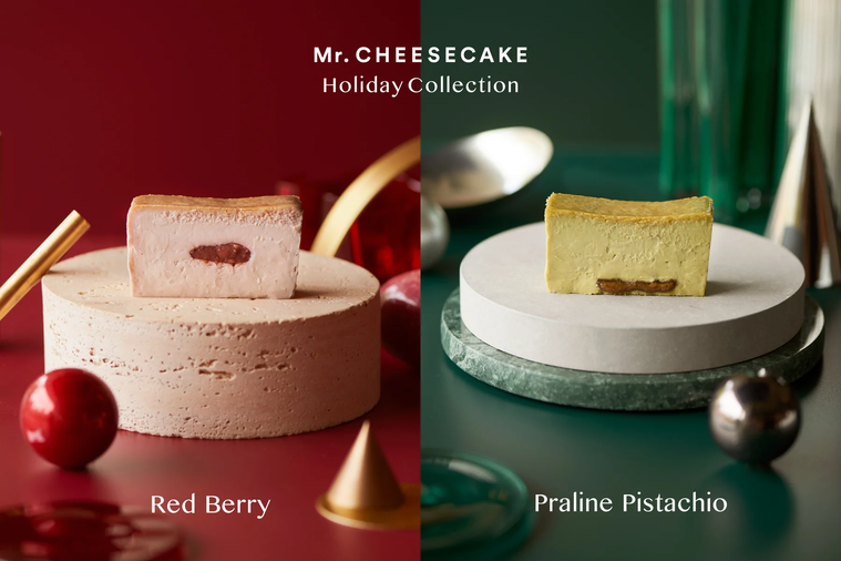 ミスターチーズケーキのホリデーコレクションイメージ
