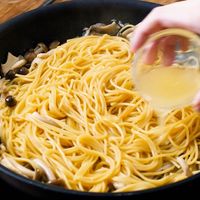 【作り方】ゆず香る和風きのこパスタ