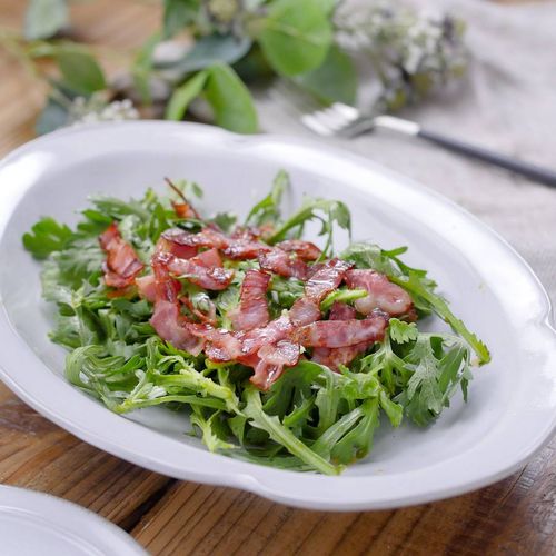 生のまま春菊サラダレシピ10選。手軽に生春菊の味・食感を楽しもう