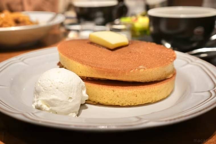 珈琲館のトラディショナル・ホットケーキ