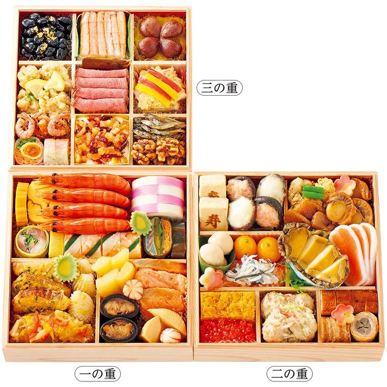 高島屋おせち三段重のイメージ