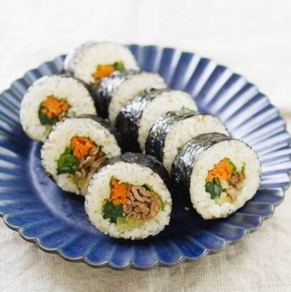 キンパ韓国風海苔巻き