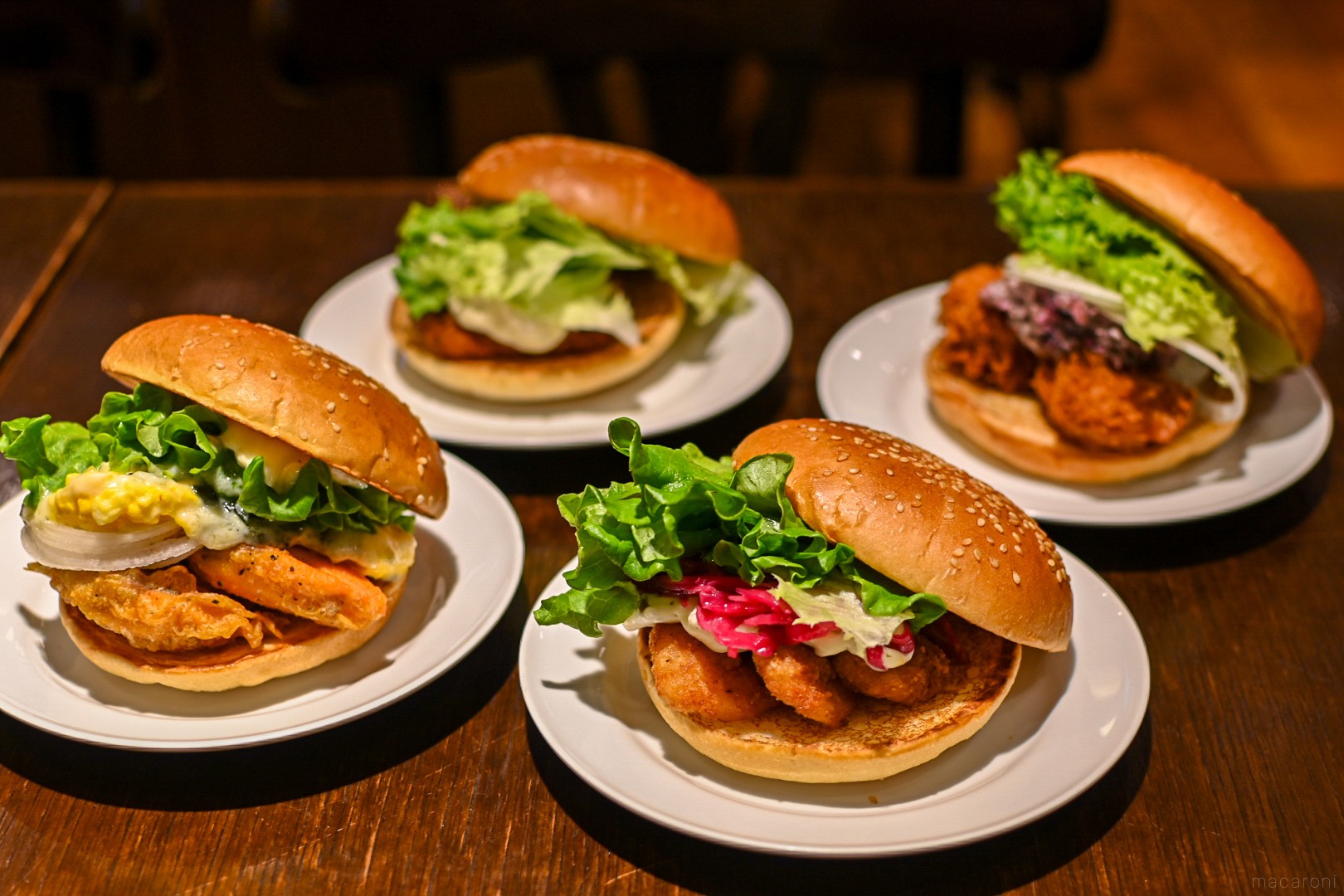 フレッシュネスバーガー「シーフードバーガー」全4種を食べ比べ