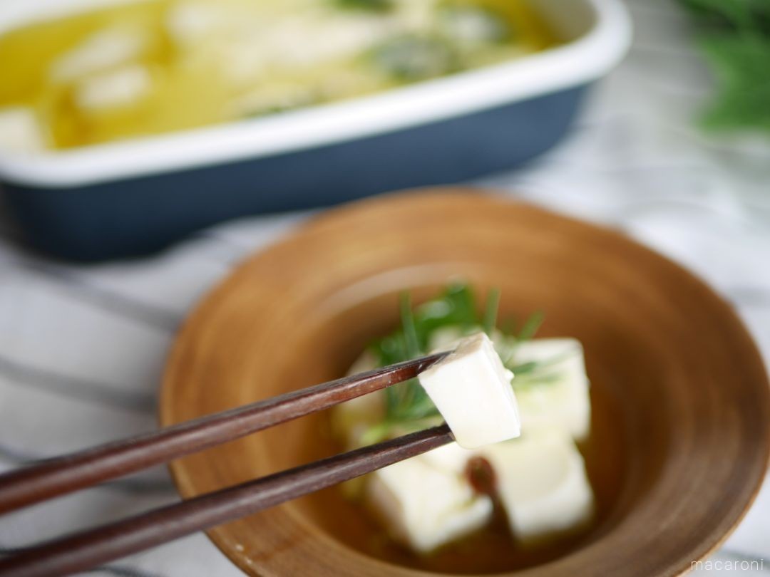 チーズみたいな豆腐!? ハーブ香る豆腐のオリーブオイル漬けレシピ チーズみたいな豆腐!? ハーブ香る豆腐のオリーブオイル漬けレシピ