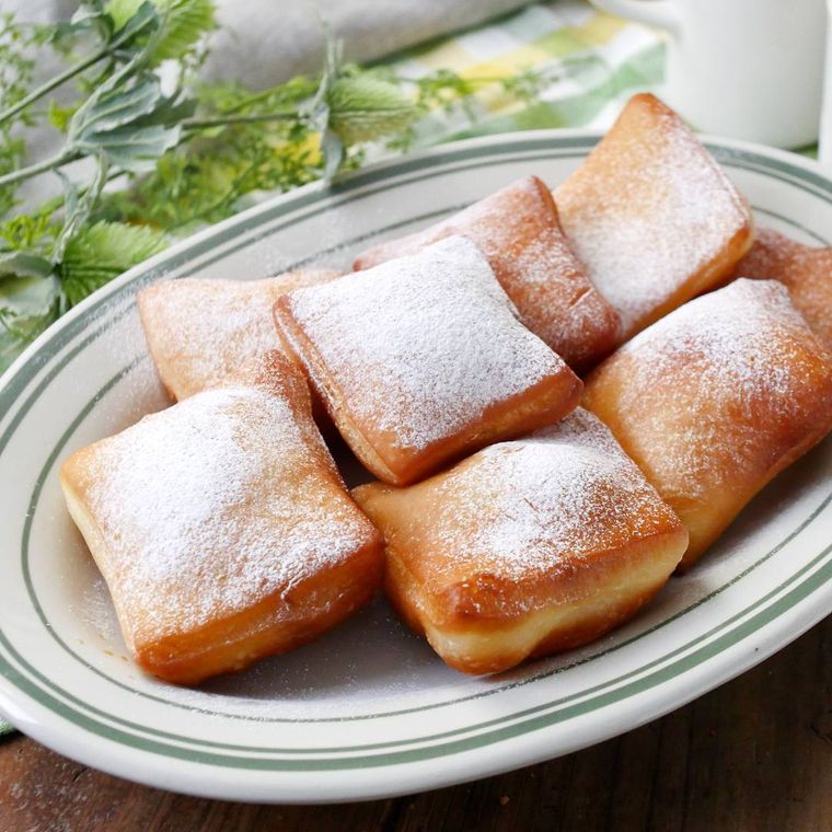 盛り付けられたベニエ