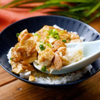 【作り方】麻婆風ツナ豆腐丼