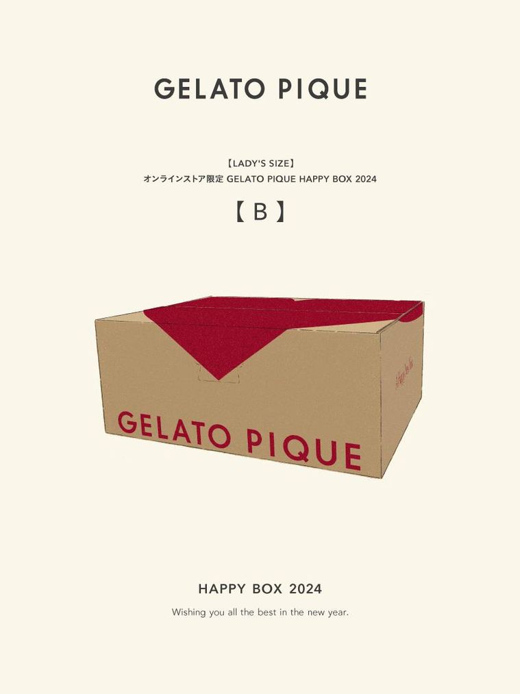 LADYS SIZEオンラインストア限定 GELATO PIQUE HAPPY BOX 2024Bのイメージ