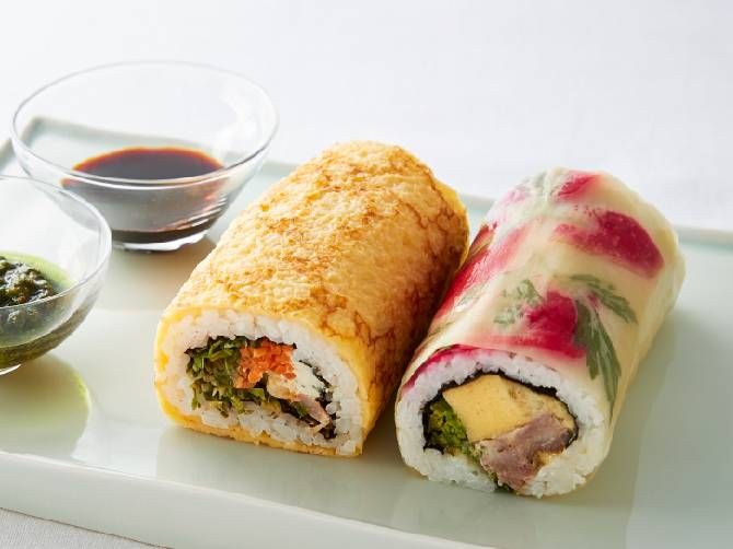 黒毛和牛神石牛海老とアボカドの恵方巻きセットのイメージ