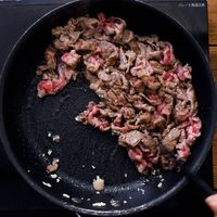 【作り方】牛肉とトマトの洋風炒め