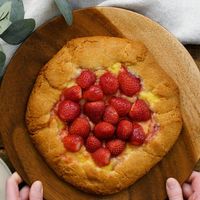 【作り方】いちごのタルト風ケーキ