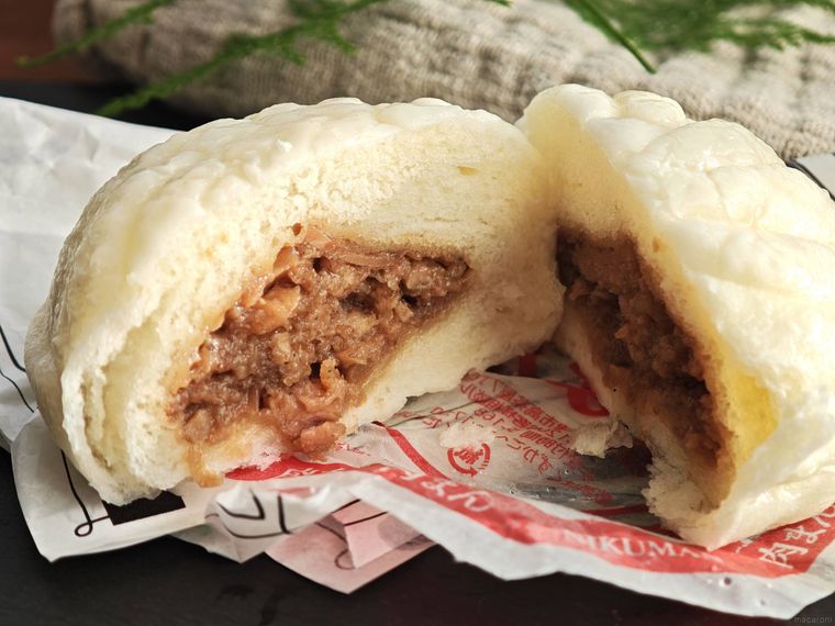 じゅわっとジューシー本格肉まんの断面