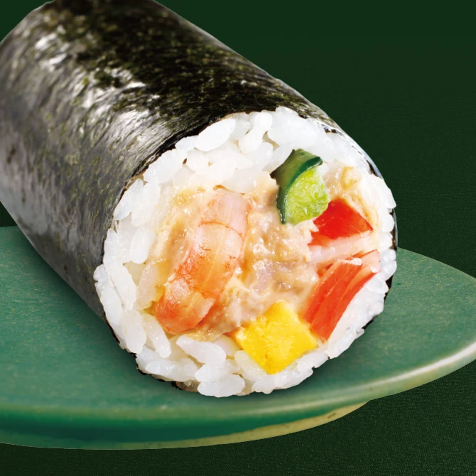 海老とツナのサラダ恵方巻のイメージ