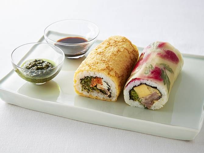 黒毛和牛神石牛海老とアボカドの恵方巻きセットのイメージ