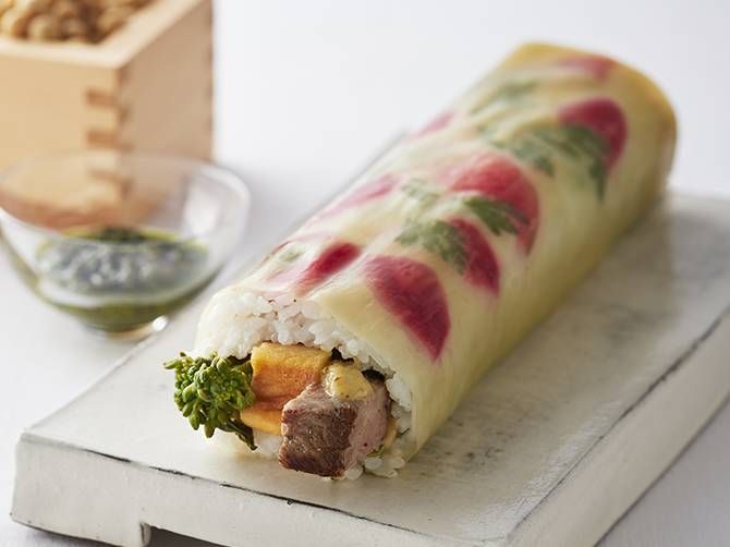 黒毛和牛神石牛の恵方巻きのイメージ