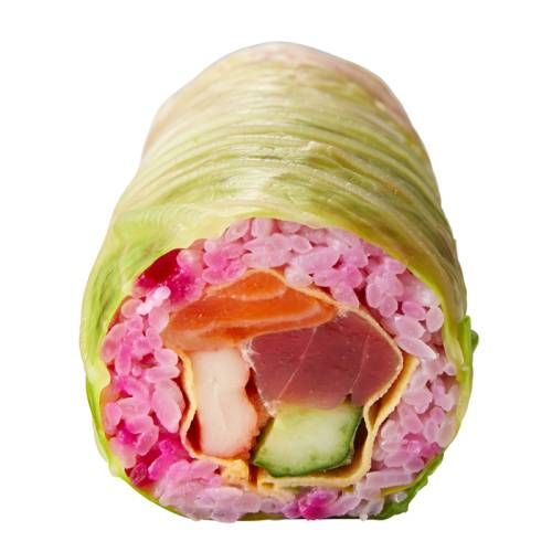 ロートレシピ野菜で巻いた、色鮮やかな海鮮恵方巻のイメージ